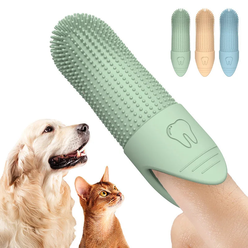 Cepillo Dental 360° para Perros y Gatos