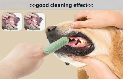 Cepillo Dental 360° para Perros y Gatos