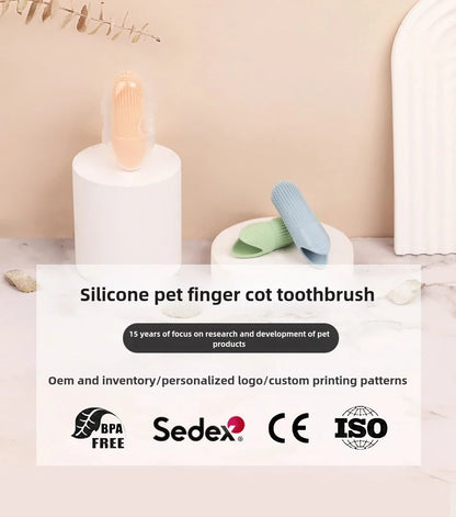 Cepillo Dental 360° para Perros y Gatos